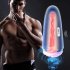 Vibrating Male Masturbator Cup Detachable Pocket Pussy for Men Treediride Realistic Textured Vagina Stroker black