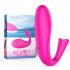Vibration Rod Female Masturbation Tool Automatic Wireless Remote Control AV Massager with Double Head Homing second generation   red