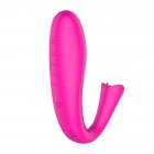 Vibration Rod Female Masturbation Tool Automatic Wireless Remote Control AV Massager with Double Head Homing second generation - red