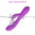 Vibrator G Spot Vibrator Clitoral Massager with 10 Vibration Modes 10 Beating Modes Stimulator Rose Red