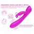 Vibrator G Spot Vibrator With 10 Modes Clitoral Massager Nipple Vibrator Pleasure Stimulator Sex Toy For Adult Couples Women Purple