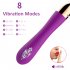 Vibrator G Spot Vibrator Clitoral Massager With 8 Modes Nipple Vibrator Pleasure Stimulator Sex Toy For Adult Couples Women rose red