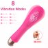 Vibrator G Spot Vibrator Clitoral Massager With 8 Modes Nipple Vibrator Pleasure Stimulator Sex Toy For Adult Couples Women rose red
