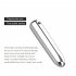 Vibrator G Spot Vibrator Clitoral 10 Modes Chargable Massager Nipple Vibrator Pleasure Stimulator Sex Toy For Adult Couples Women silver
