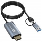 Video Capture Card 4K HD Multimedia Interface To USB/USB C Capture Card 1080P HD Live Record Video Audio Grabber Z36B model