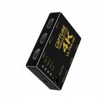 Video  Capture  Cards Triple Hdmi compatible Female To Usb 2 0 Female Capture Card Loop out Switching Adapter Black