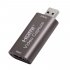 Video Converter Metal USB3 0 Video 1080P 60HZ HDMI Capture Card Brown