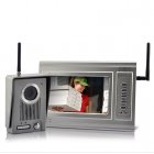 Video Door Phone with a 7 Inch Monitor  Metal tamper proof housing  wireless connection  and LED Night Vision