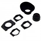 Viewfinder 1.08-1.62X Zoom Magnifier Eyepiece Adjustable Eyecup Magnifying For Canon Nikon Olympus Pentax Sony Fujifilm Samsung Minolta black