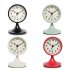 Vintage Alarm Clock High Precision Silent Bedside Night Light Loud Alarm Clock For Bedroom Home Office Decor milky white