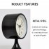 Vintage Alarm Clock High Precision Silent Bedside Night Light Loud Alarm Clock For Bedroom Home Office Decor milky white