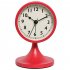 Vintage Alarm Clock High Precision Silent Bedside Night Light Loud Alarm Clock For Bedroom Home Office Decor milky white