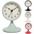 Vintage Alarm Clock High Precision Silent Bedside Night Light Loud Alarm Clock For Bedroom Home Office Decor milky white