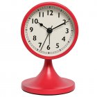 Vintage Alarm Clock High Precision Silent Bedside Night Light Loud Alarm Clock For Bedroom Home Office Decor red