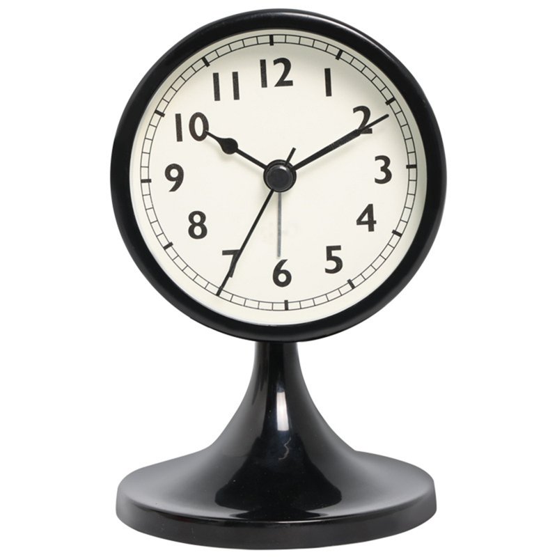 Vintage Alarm Clock High Precision Silent Bedside Night Light Loud Alarm Clock For Bedroom Home Office Decor black