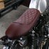 Vintage Hump Saddle Motorcycle Seat Retro Scramble Cafe Racer Seat Flat For Honda for Yamaha Rhomboid brown