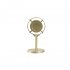 Vintage Retro Microphone Stage Photography Props Classic Stand Microphone For Live Performance Karaoke silver
