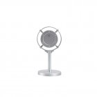 Vintage Retro Microphone Stage Photography Props Classic Stand Microphone For Live Performance Karaoke silver