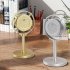 Vintage Retro Microphone Stage Photography Props Classic Stand Microphone For Live Performance Karaoke silver