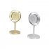 Vintage Retro Microphone Stage Photography Props Classic Stand Microphone For Live Performance Karaoke silver
