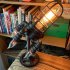 Vintage Rocket Ship Lamp Night Lights Decorative Bedside Table Light Kids Gifts For Bar Bedroom Decor US plug