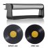 Vinyl Record Cleaning Brush Carbon Fiber Anti static Cleaning Turntables Phonograph Dj Phono Equipment Accessories silver
