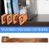 Vinyl Record Dividers 26 Pieces  Alphabetical Vinyl Record Storage Dividers A Z  Wooden Record Separator  for Album CD DVD