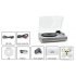 Vinyl to Mp3 Record Player with Built In Speakers  capable of playing 33 45 RPM  records songs to your computer from vinyl records  