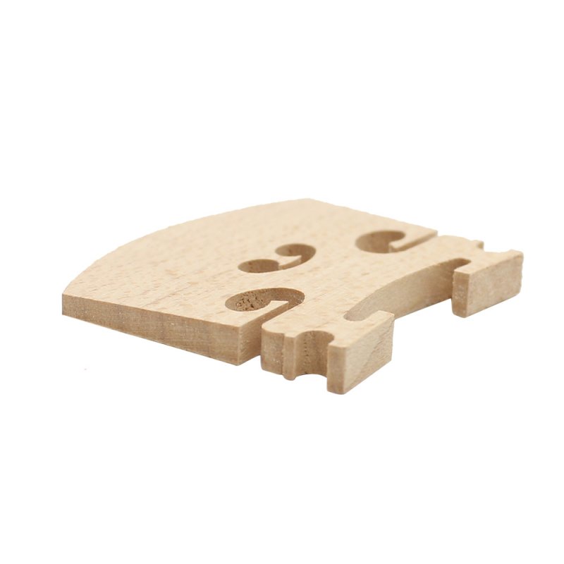 Violin Bridge Maple Wood Material for 4/4 3/4 1/2 1/4 1/8 Size Violin Accessory Wood color_1/8