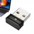 Virtual Mouse Jiggler Undetectable Usb Mouse Mover With Switch Button Full Automatic Computer Mouse Shaker black