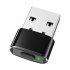 Virtual Mouse Mover Jiggler Simulate Mouse Movement Device Usb Port Undetectable Shaker For Computer Laptop black