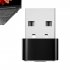 Virtual Mouse Mover Jiggler Simulate Mouse Movement Device Usb Port Undetectable Shaker For Computer Laptop black