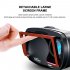 Virtual Reality VR Glasses Full Screen Visual Wide Angle 120 Degrees VR Glasses for 5 To 7 Inch Smartphone Devices black