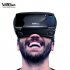 Virtual Reality VR Glasses Full Screen Visual Wide Angle 120 Degrees VR Glasses for 5 To 7 Inch Smartphone Devices black