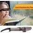 Vision 800 Smart Android WiFi Glasses Wide Screen Portable Video 3D Glasses Private Theater with Bluetooth Camera  black