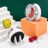 Visual Kitchen Round Magnetic Timer With Bracket Time Management Kitchen Gadgets For Cooking Baking Study with magnet stand