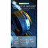 Vj083 Wireless Headsets Noise Canceling Ear Buds 10 Hours Playtime Earphones Blue