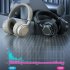 Vj364 Wireless Headsets Over Ear Stereo Earphones Noise Canceling Headphones for Smart Phone Computer Laptop Black