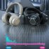 Vj364 Wireless Headsets Over Ear Stereo Earphones Noise Canceling Headphones for Smart Phone Computer Laptop Grey