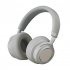 Vj364 Wireless Headsets Over Ear Stereo Earphones Noise Canceling Headphones for Smart Phone Computer Laptop Grey