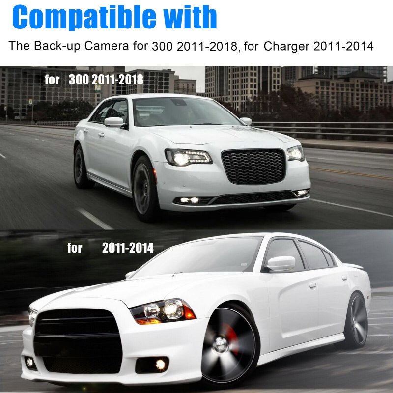 Car Rear View Backup Camera Rear Parking Camcorder for Chrysler 300 2011-2018 Dodge Charger 2011-2014 