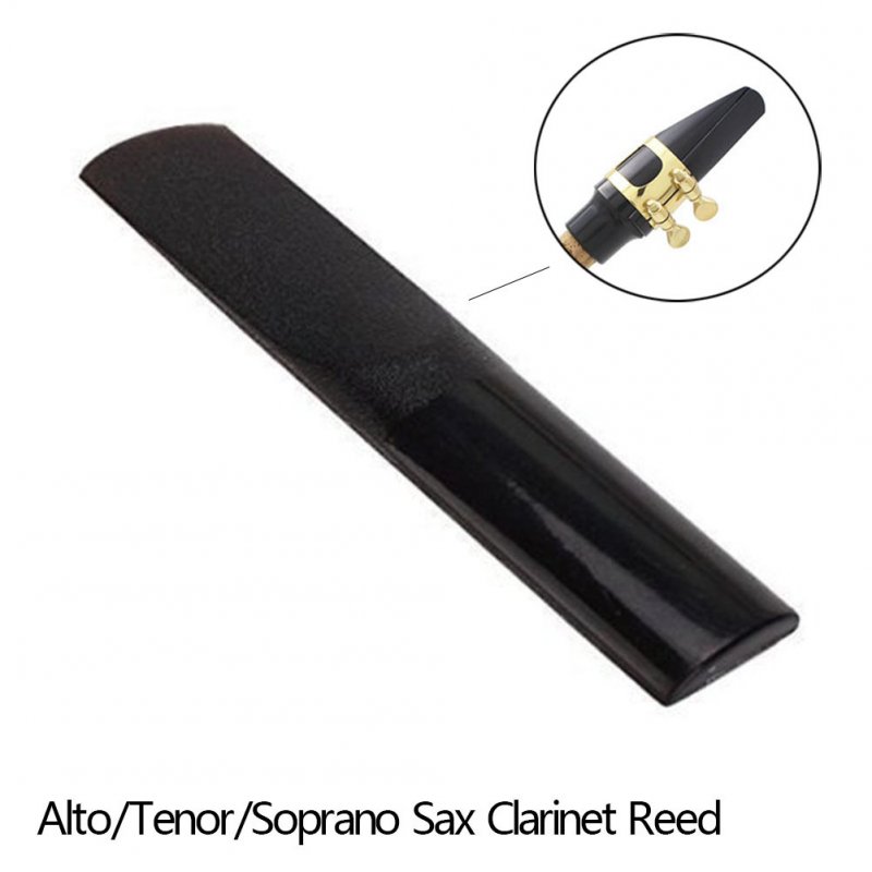 Professional Saxophone Resin Reeds Strength 2.5 for Alto / Tenor / Soprano Sax Clarinet Reeds Part Accessories 