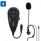 Vnetphone V5C Sports Bluetooth Intercom Headset with 1200Meter Range  IPx5 Rating  Supports 5 Simultaneous Users  Music  Call Answering and Reject functions