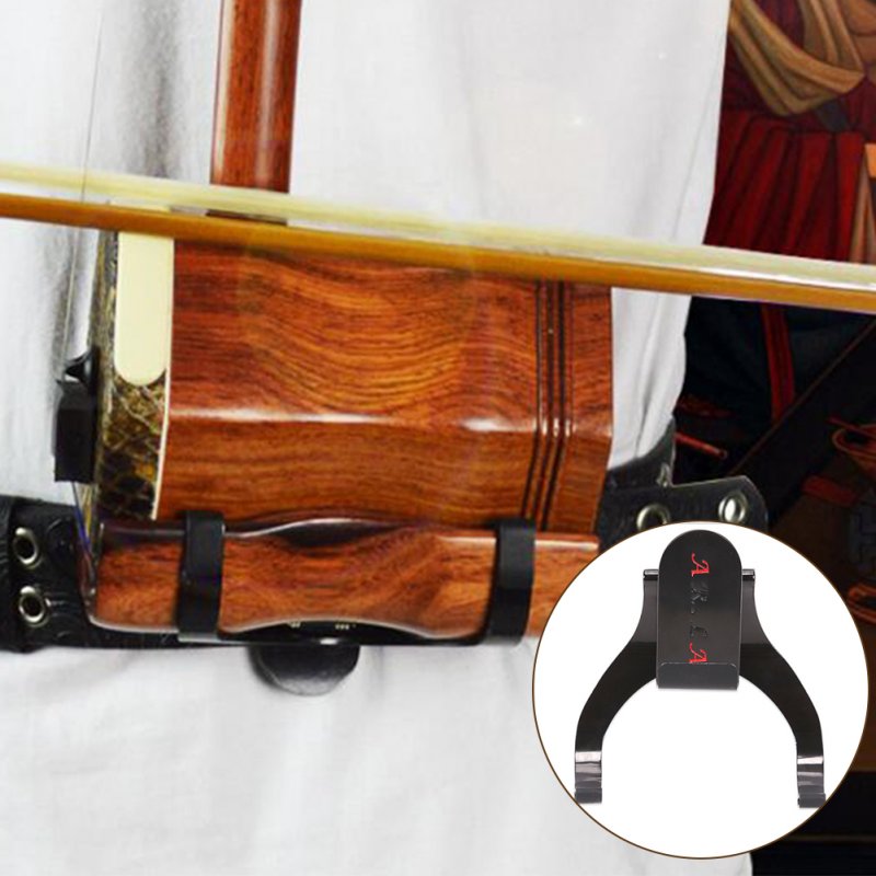 Erhu Holder Musical Instrument Waist Support Portable Zinc Alloy Stable Stand 