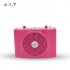 Voice Amplifier Microphone Wired Coaches Bluetooth Speaker Voice Amplifier Megaphone Teaching Guide USB Charging Red European regulations