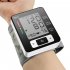 Voice Cuff Wrist Sphygmomanometer Blood Pressure Meter Automatic English Heart Rate Monitor Home Use black