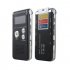 Voice Record Mini Digital Sound Audio Recorder Dictaphone Mp3 Player Silver Gray 32G