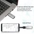 Voice Recorder USB Flash Drive 128Kbps Digital Voice Recording 8GB for Windows Mac Android OTG Mini Recorder black