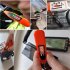 Voltage Tester Pen Electrical Tester Pen With Copper Clip Pen Tip Cover Spiral Line Heavy Duty Circuit Tester For Trailers Trucks Cars Motorcycles digital volta