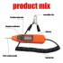 Voltage Tester Pen Electrical Tester Pen With Copper Clip Pen Tip Cover Spiral Line Heavy Duty Circuit Tester For Trailers Trucks Cars Motorcycles digital volta